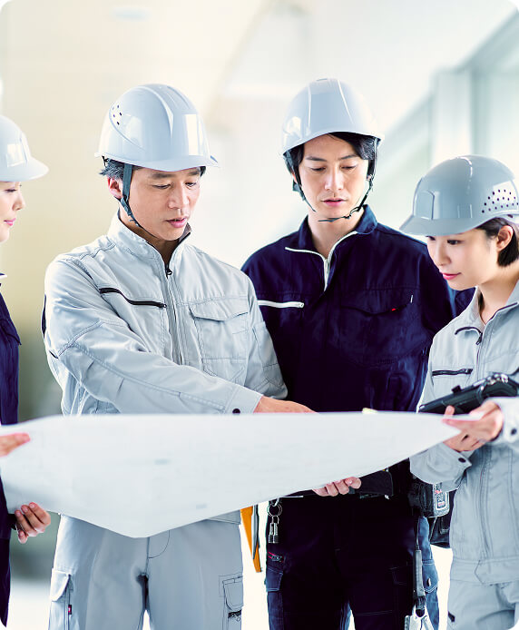 施工品質を支える、一貫した管理体制