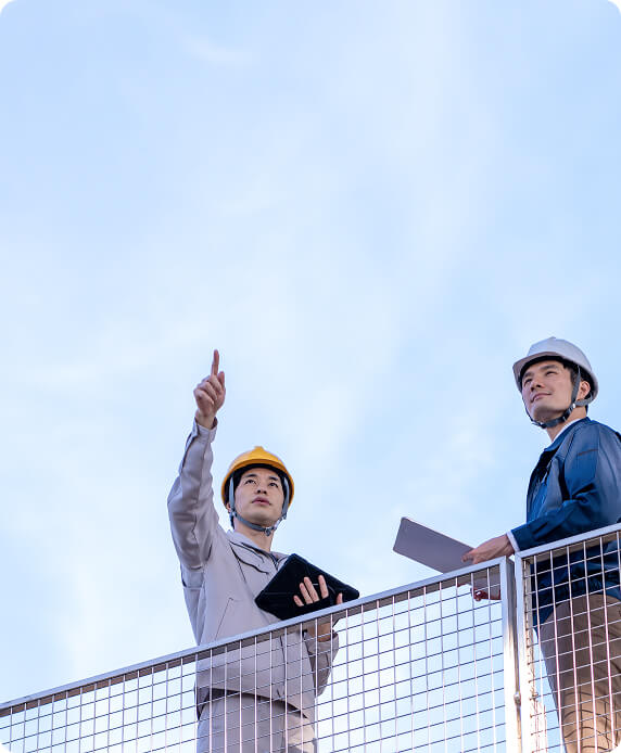 現場全体を見渡した、一貫した管理体制