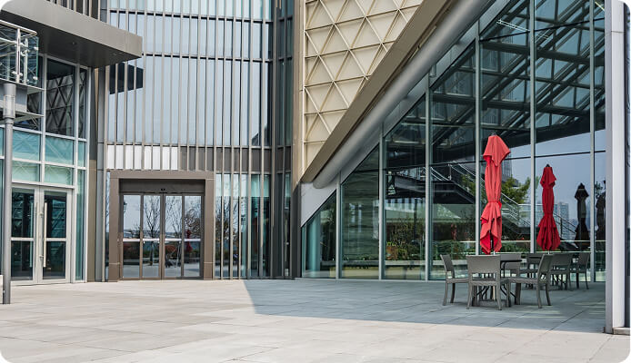 ショッピングモール外壁塗装