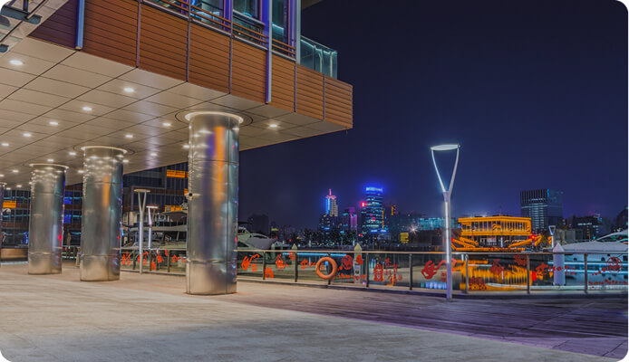 商業複合施設の施工