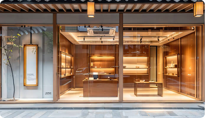 店舗ファサード塗装