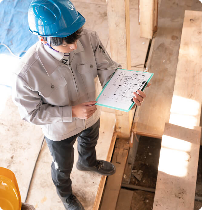 工程を軸とした現場管理体制