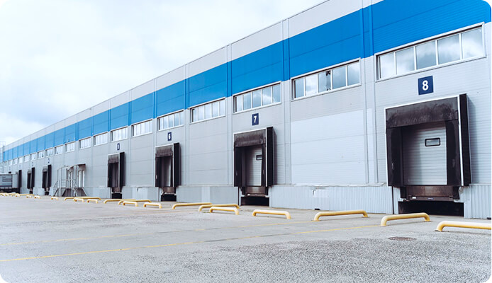 倉庫外壁の防錆塗装