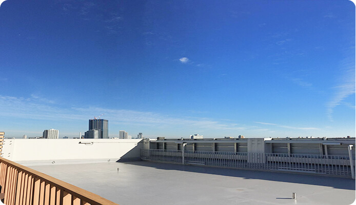 屋上ウレタン防水施工