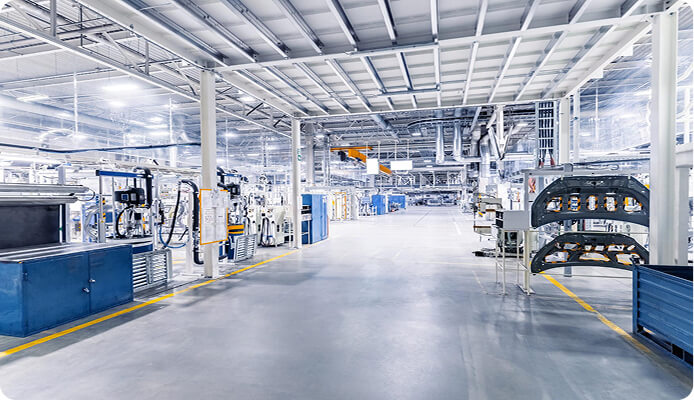 工場床防塵塗装