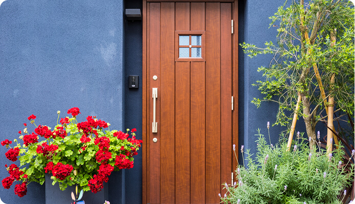 玄関まわり リニューアル塗装
