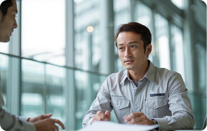 現場基準を共有したうえで、仕事をお願いしています