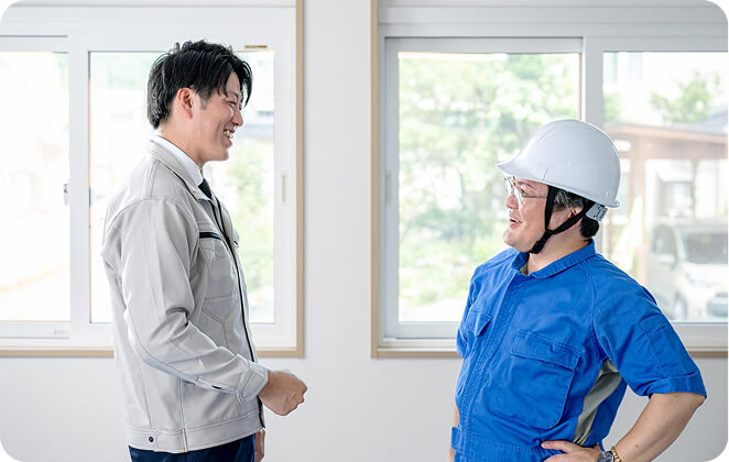 金額・条件を含め、誠実な取引を大切にしています